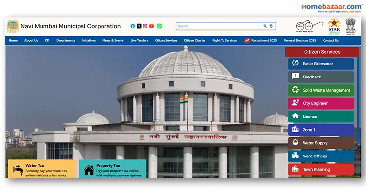 nmmc.gov.in website