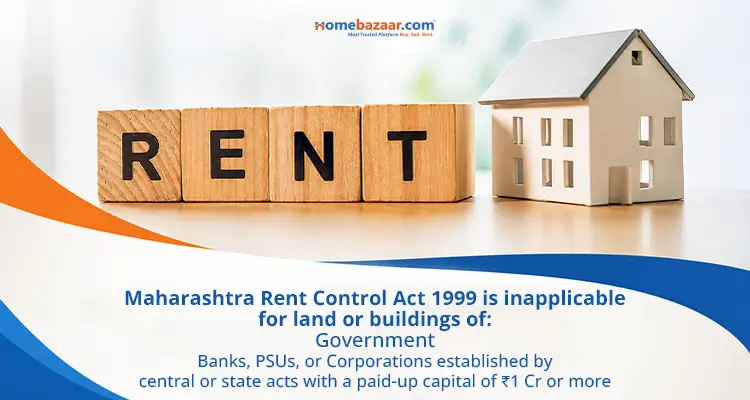 Maharashtra Rent Control Act 1999 Exemptions
