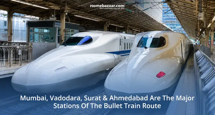 Major Stations of Bullet Train