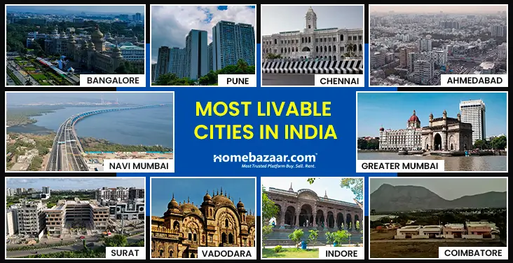 100+ Most Livable Cities In India 2025