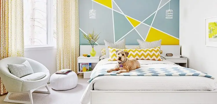 Latest Masking Tape Wall Paint Designs