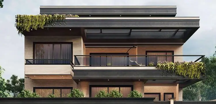 Front Elevation Parapet Wall Plaster Design ideas For 2025