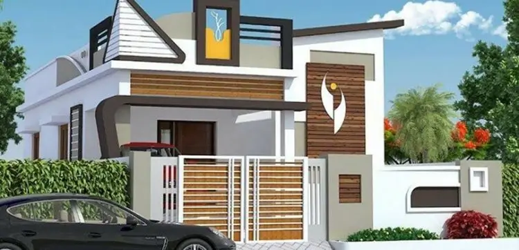 Ground Floor Parapet Wall Design 2025