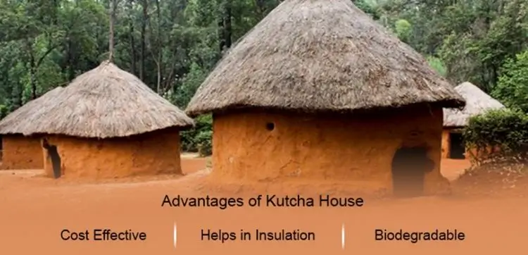Difference Between Kutcha House and Pucca House - Advantages of Kutcha House