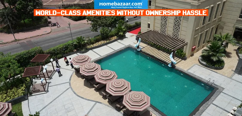 Gated communities- Luxury clubhouse with swimming pool and modern amenities inside a gated residential community