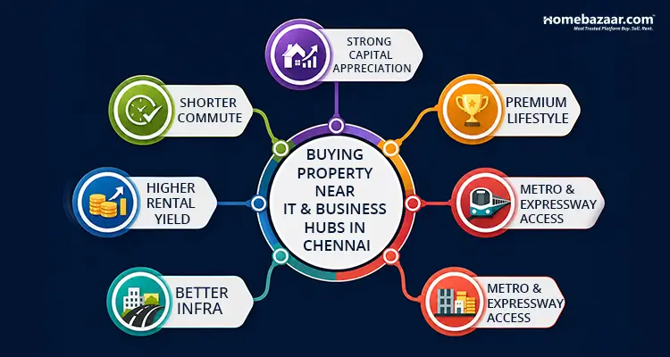 buying property near IT & Business hubs in Chennai