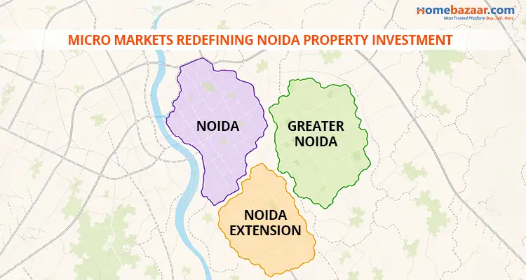 Noida. Greater Noida, and Noida Extension are increasing property rates