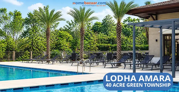 Image of Lodha Amara, one of the most luxurious projects of Thane. 