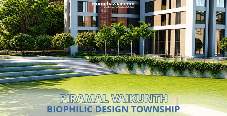 Image of open green spaces in Piramal Vaikunth, a township project with amenities in Thane.