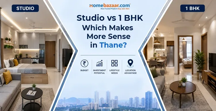 Studio Flats in Thane Vs 1 BHK in Thane: Which One M...