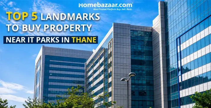Image of a office building, one of the top 5 landmark to buy property near IT parks in Thane.